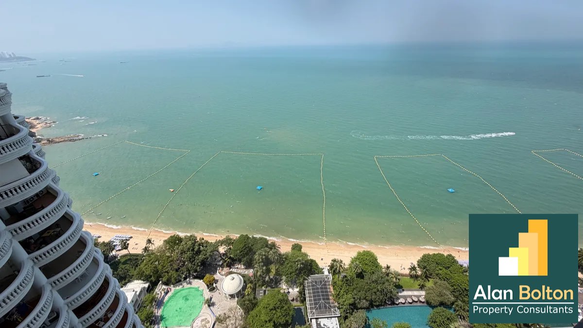 Ocean View Beachfront Condominium For Sale in Wongamat