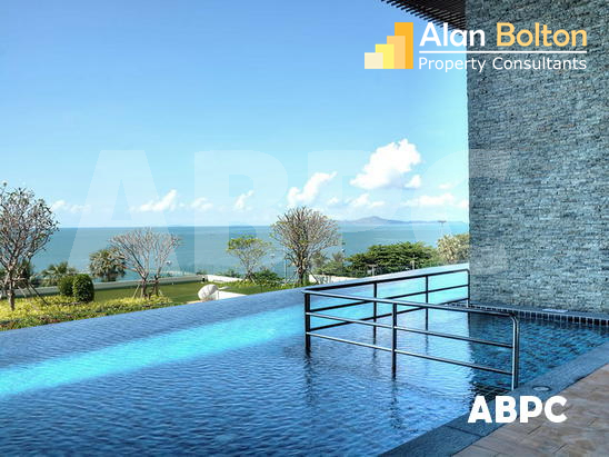 Front Facing Ocean View 1 Bed 1 Bath Condo in Jomtien CS7502