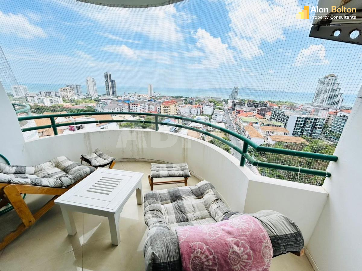 Ocean View 2 Bed 2 Bath Condo In Pratumnak