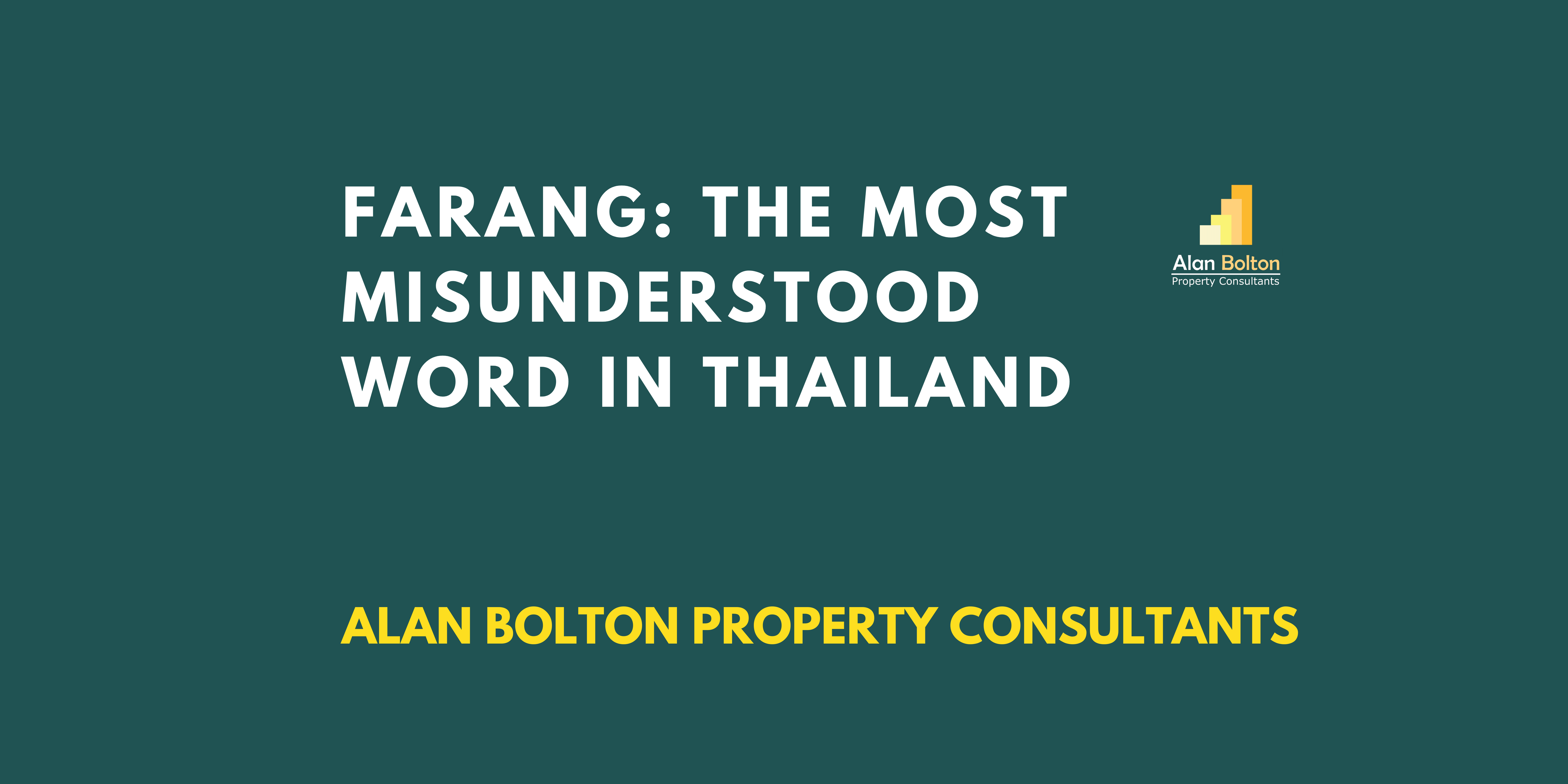 Farang: The Most Misunderstood Word in Thailand