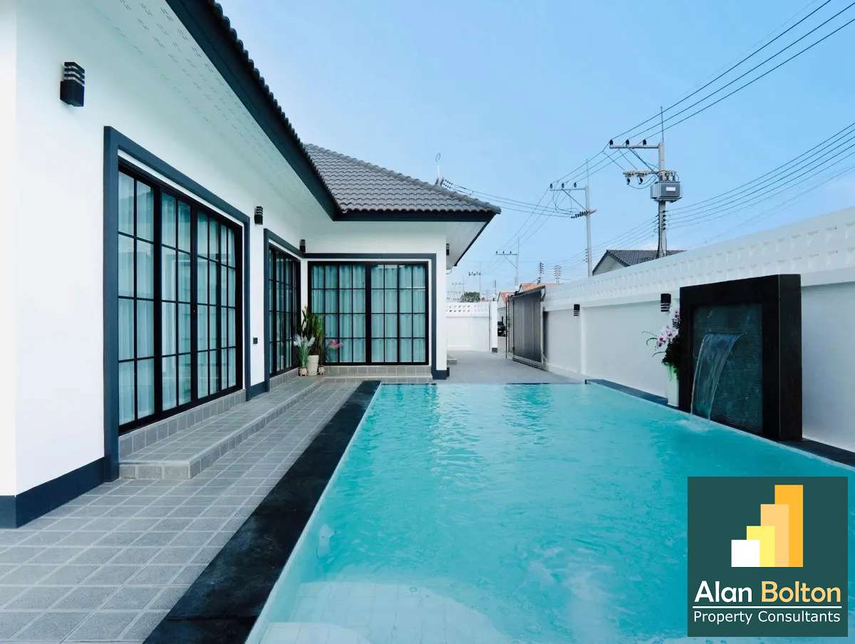 Newly Build Brand New Pool Villa 4 beds 4 baths near Sukhumvit - Motorway 36 for SALE for sale in East Pattaya