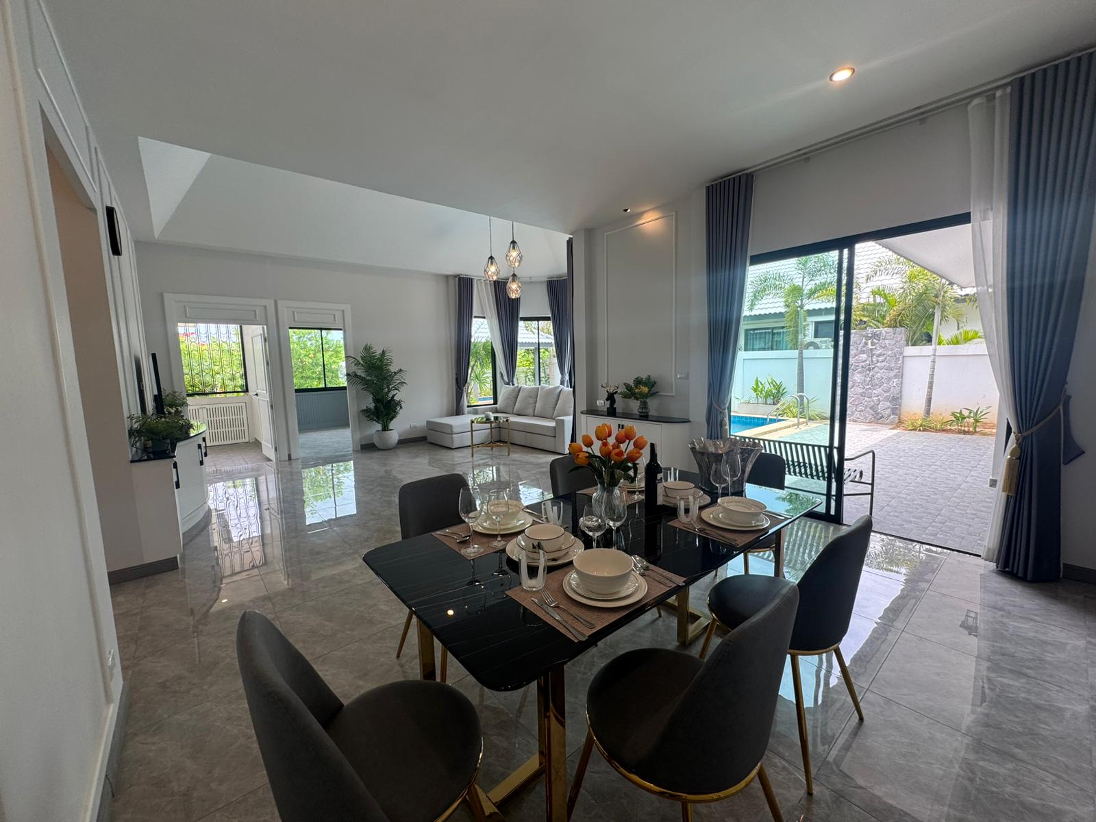Brand New Modern 4 Bed 3 Bath Pool Villa In East Pattaya photo 27
