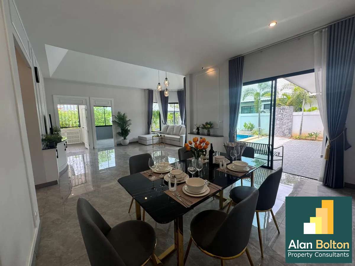 Brand New Modern 4 Bed 3 Bath Pool Villa In East Pattaya photo 16