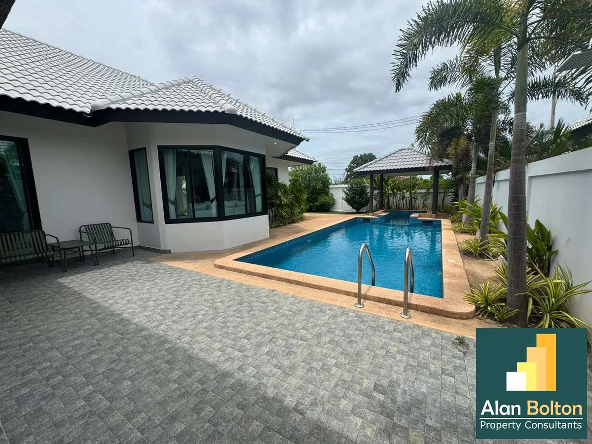Brand New Modern 4 Bed 3 Bath Pool Villa In East Pattaya photo 22