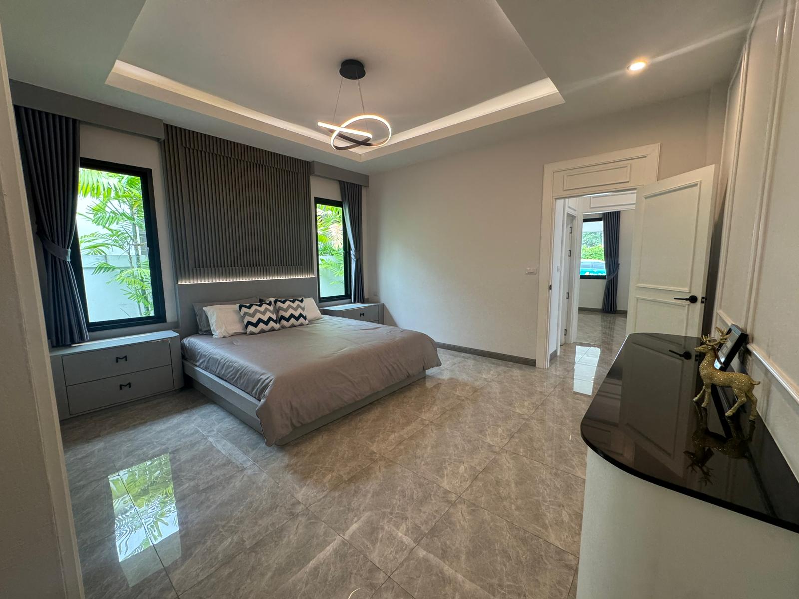 Brand New Modern 4 Bed 3 Bath Pool Villa In East Pattaya photo 37