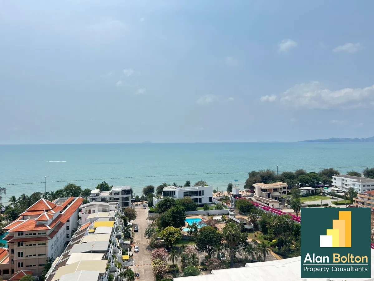 Front Facing Ocean View 2 Bed 2 Bath Condo In Jomtien