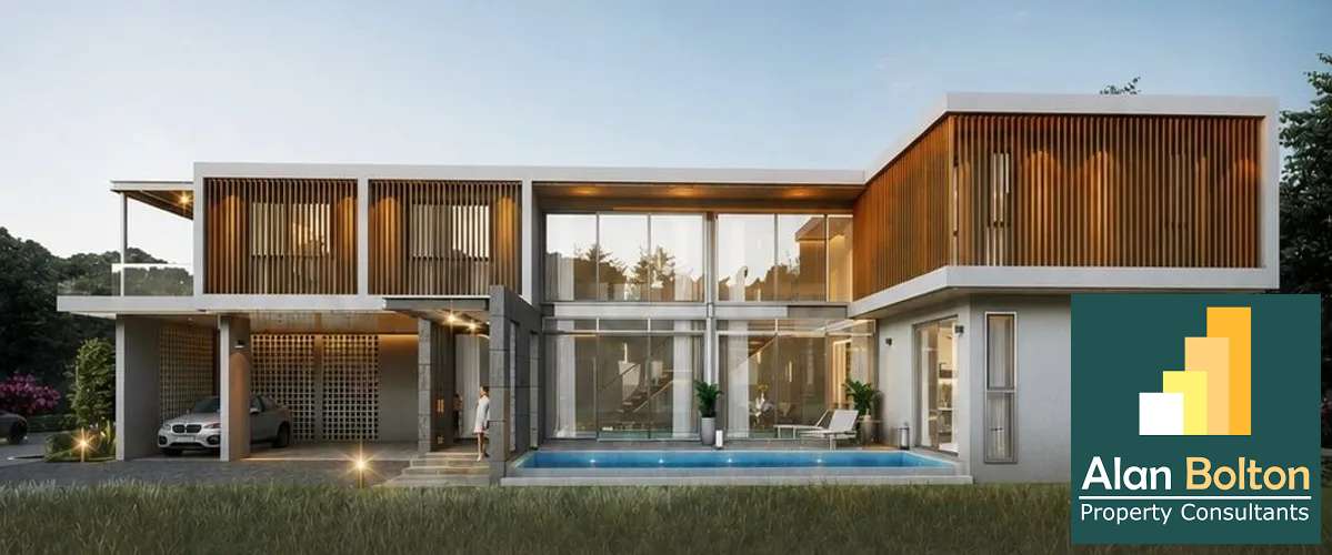 Brand New Modern Luxury 5 Bed 6 Bath Pool Villa In Jomtien