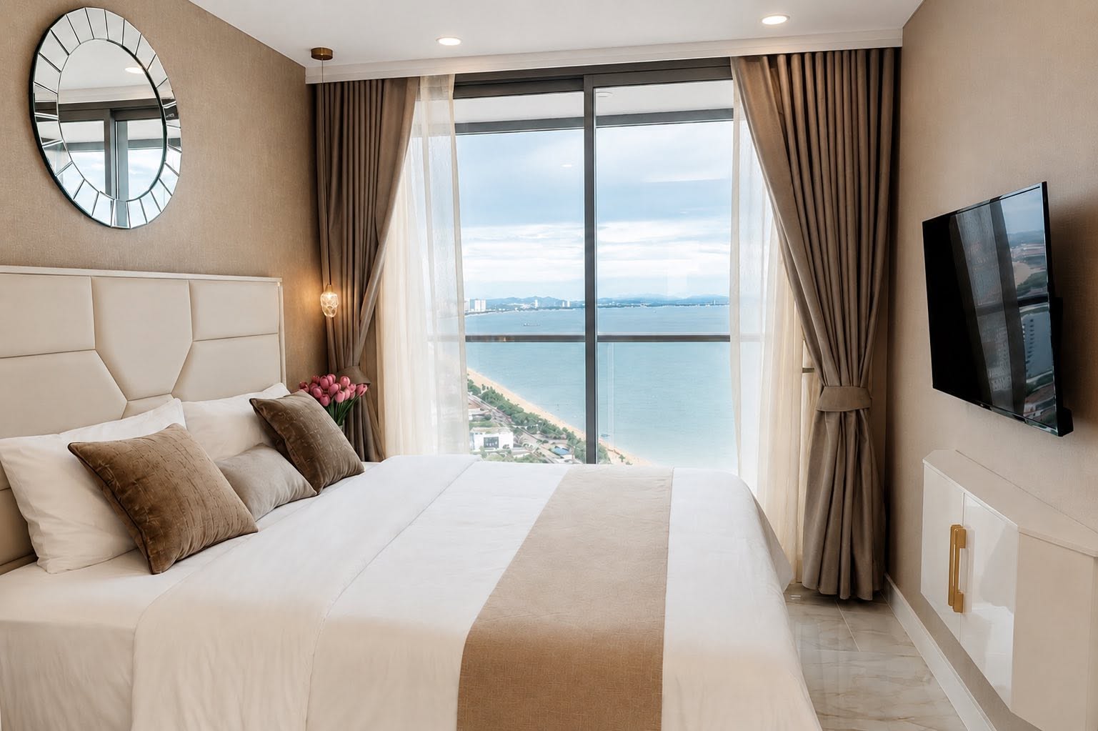 Beacfront Luxury with a stunning seaview 1 bedroom 1 bathroom in Copacabana Beach Jomtien for RENT photo 12